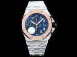 HBF Factory Audemars Piguet AP Royal Oak Offshore Rose Gold-Blue-Steel Limited Edition Watch